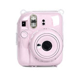 Instax mini 12 Pembe Fotoğraf Makinesi-20'lu Film-Kare Albüm ve Şeffaf Kılıf Seti