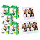 Instax mini 100'lü Film ve 5 Fotoğraf Çerçevesi