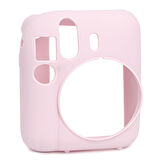 Instax mini 12 Pembe Fotoğraf Makinesi-10'lu Film-Kıskaçlı Resim Standı ve Silikon Kılıf Seti