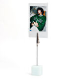 Instax mini 12 Yeşil Fotoğraf Makinesi-10'lu Film-Kıskaçlı Stand-PVC Albüm ve Simli Pleksi Kılıf Seti
