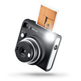 Instax SQ40 Siyah Fotoğraf Makinesi 10lu Kare Film ve Pleksi Çerçeve