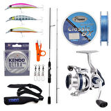 YekOutdoor Spin Olta Seti Okuma Helios SX Spin 2,70cm 15-45 gr 2 Parça Spin Kamışı&Okuma ARIA-C4000a Olta Makinesi