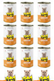 KİNG MASKOT TAVUKLU YAVRU KEDİ KONSERVE 400 GR (12 ADET)
