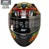 MTS 801 Azure Full Face Motosiklet Kaskı