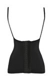 Kadın Siyah Agraflı Göğsü Açık Atlet Korse 2030