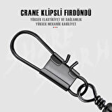 Protackle Crane Klipsli Fırdöndü 8'li No: 1/0 (SW145)