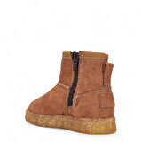 140 Kız Bebek İçi Tüylü Işıklı Bot