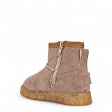 140 Kız Bebek İçi Tüylü Işıklı Bot