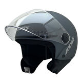 Axxis Square S Solid A2 Matt Titanium Yazlık Motosiklet Kaskı