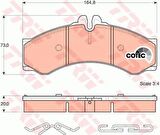 TRW ÖN BALATA VOLKSWAGEN LT28-LT35-LT46 1996-2006 - MERCEDES SPRINTER 1996-2006 20.0X164.8X73 - 2D0698151B - A0044202420