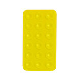 Gear5 Vantuzlu Silikon Telefon Tutucu Sarı