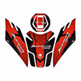 Gogo Bajaj Dominar 400 (2017-2024) Tank Pad Set 004