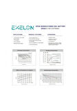 Exelon 12 Volt 100 Amper Jel Akü