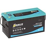 Orbus 12.8 V Volt 200 Ah Amper 2560 Wh Lityum Batarya Lifepo4 Lityum Akü