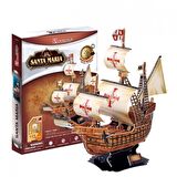 Nessiworld Cubic Fun 113 Parça 3D Puzzle Santa Maria