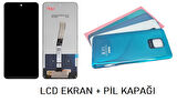 Xiaomi Redmi NOTE 9 PRO LCD Ekran + Arka Kapak MAVİ