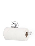 Hem Vakumlu Hem Vidalı Banyo Aksesuarı 2 li Set Kağıt Havluluk + Havlu Askısı Krom