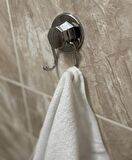 Hem Vakumlu Hem Vidalı Banyo Aksesuarı 2 li Set Havluluk + Tuvalet Kağıtlığı + 2 Kancalı Havlu Askısı