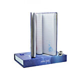 Kilitli Kutulu Ajanda Günlük Not Hatıra Defteri Notebook Mor