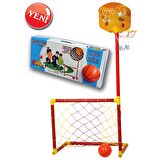 Çocuk Futbol Kalesi-Basket Potası 2'li Set