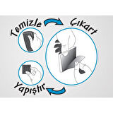 Banyo Havlu Askısı 2 Kancalı Paslanmaz Siyah EasyFix