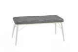Bench Puf Metal Ayaklı Kazayağı Kumaş 40cmx95cm
