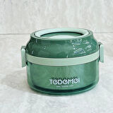 Tek Katlı Paslanmaz Çelik Sızdırmaz Saklama Kabı Beslenme Kabı 0,8 Lt. Yeşil İthal Ürün