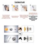 Hem Vakumlu Hem Vidalı Banyo Aksesuarı 2 li Set Tuvalet Kağıtlığı+Kağıt Havlu Askısı