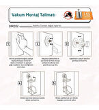 Vakumlu Tuvalet Kağıdı Askısı Yedekli Siyah S282