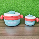 Paslanmaz Çelik Sızdırmaz Saklama Kabı Beslenme Kabı 260-500 ML Yeşil İthal Ürün