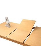 Fidan Ortadan Açılır Büyüyen Yemek Masası Natural 80x130cm SADECE MASA FİYATIDIR