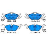 FREN BALATASI ON  OPEL ASTRA G BM 98-07 1605070 BOSCH 0986424456