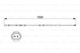 BALATA FISI ON BMW E70 F15 M BOSCH 1987473510