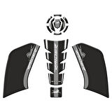 Gogo Tank Pad Set 005 Siyah Gri - TVS Raider 125