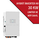 DEYE 30KW HİBRİT TRİFAZE İNVERTER HV Yüksek Voltaj Batarya