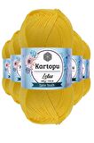 5 Adet Lotus Bikini Büstiyer Bluz Örgü İpi  K323 Civciv Sarı