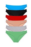 6 adet Süper Eko Set Likralı Kadın Slip Külot Renk 2