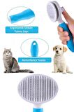 Basmalı Kedi Köpek Evcil Hayvan Temizleme Masaj Aleti Kedi Fırça Ve Tarağı Kıl Tüy Toplama