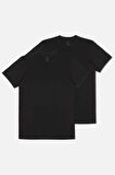 Eduardo Bisiklet Yaka 2 Li Erkek Tshirt (2 Paket)