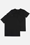 Kom Hulio Bisiklet Yaka 2 li Erkek Tshirt