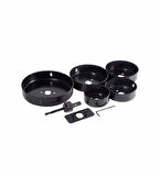 8 Parça Panç Seti Ağaç Kesme Testere Matkap Ucu Takımı Alçıpan Tavan Kesme