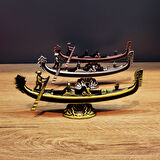 Metal Dekoratif Venedik Kayık 1 Adet
