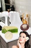 5'li Set Cilt Yüz Masaj Kırışıklık Beyazlatıcı Bakım Seti Temizleme Peeling Gerdirme Ruşur Taşı