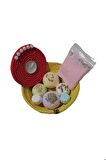 9'lu Peeling Doğal El Yapımı Renkli Banyo Topu Tüm Vücut Pedikür Manikür Nem Bombası Sepeti