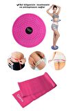 2'li Set Bel Ve Tüm Vücut Için Form Tutma Aleti Dönen Twister Disc Pilates Bandı