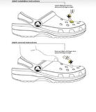 Cutyshoes Jibbitz Disney Magic 3d (3 Boyutlu ) Mickey & Minnie Terlik Süsü 2'li Set By Galeria