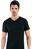 2009 Erkek Termal Içlik V Yaka Kısa Kol Atlet-fanila
