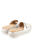 Hush Puppies Beyaz Kadın Terlik İcyi