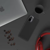 Xiaomi Redmi Note 10S İnce Mat Silikon Kılıf Siyah