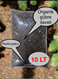 Torf 10 lt perlit ve organik gübre karışımlı iç ve dış mekan bitki fide fidan yetiştirme toprağı